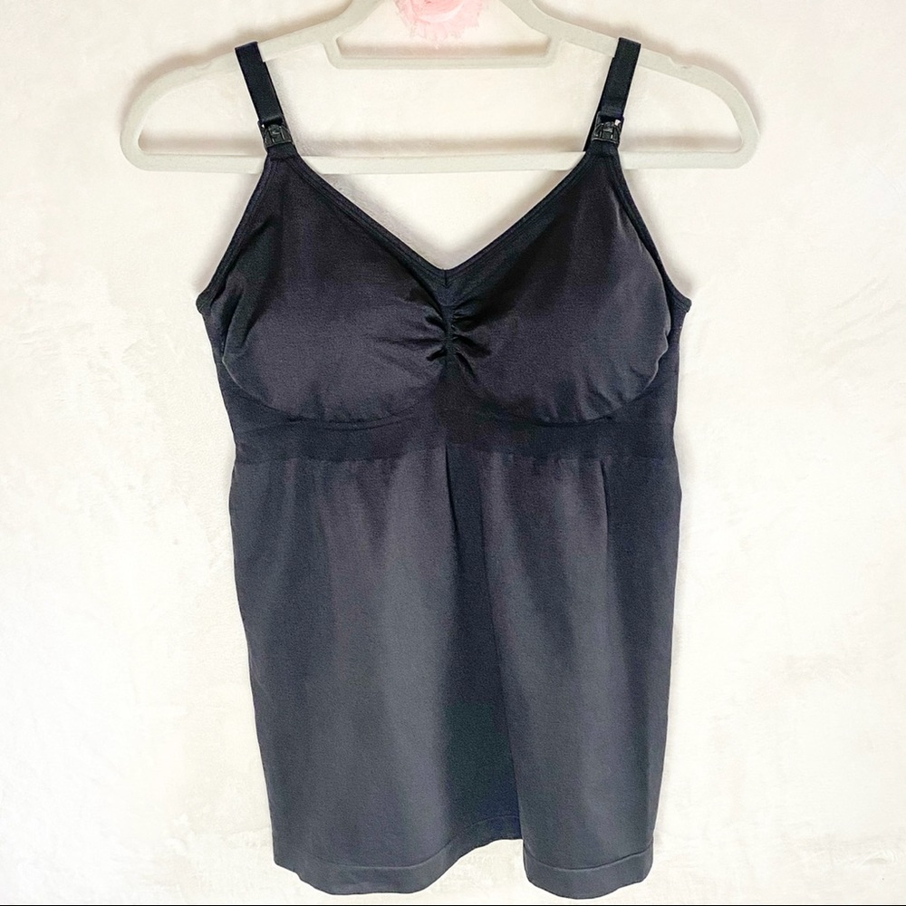 Bravado Nursing Slimming Camisole, Black, XL